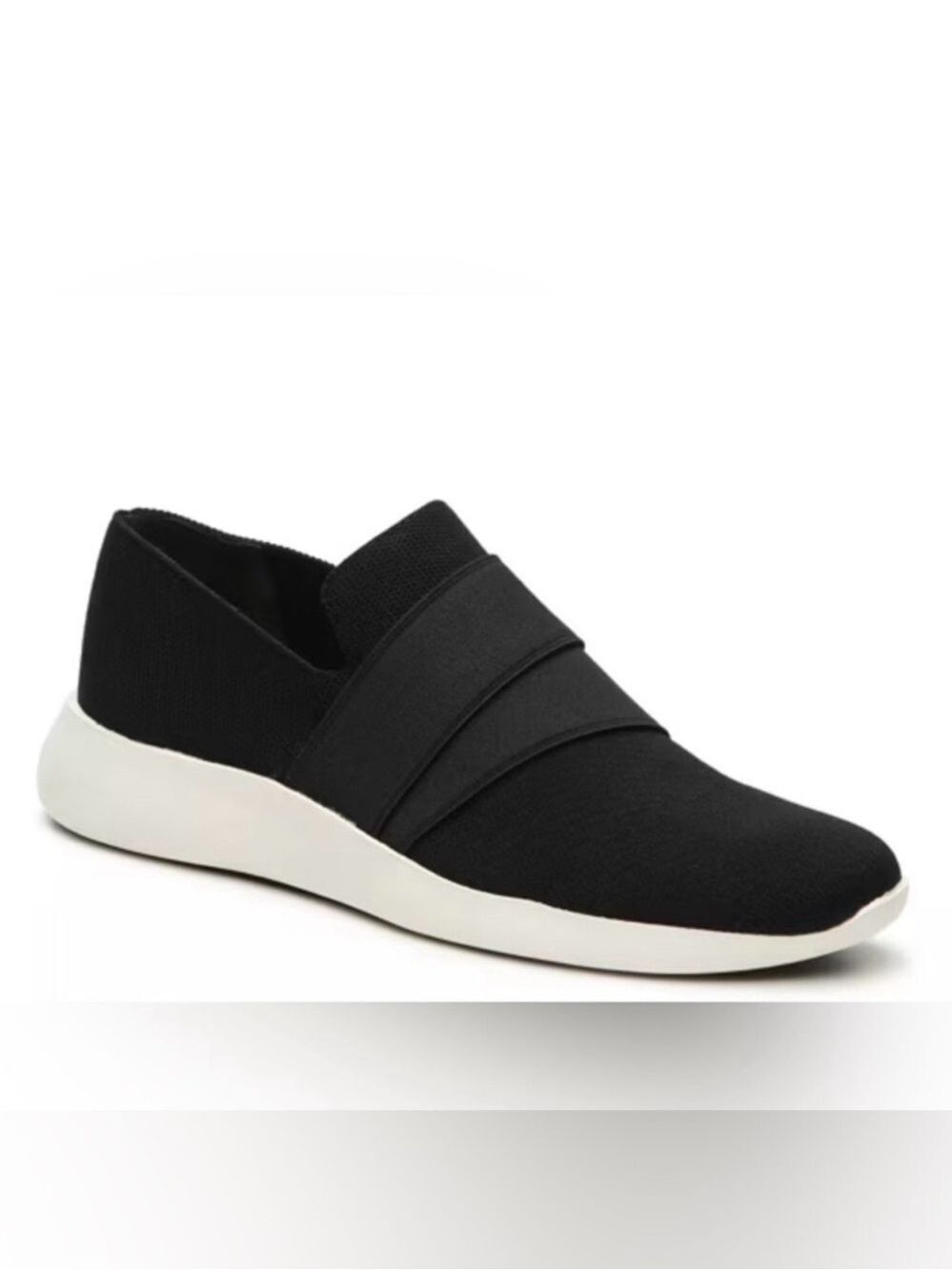 Vince Aston Black Slip-On canvas casual classic Sneakers size 8